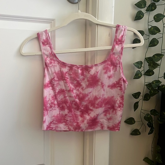 Shein Tie Dye Cropped Tank - Picture 1 of 5